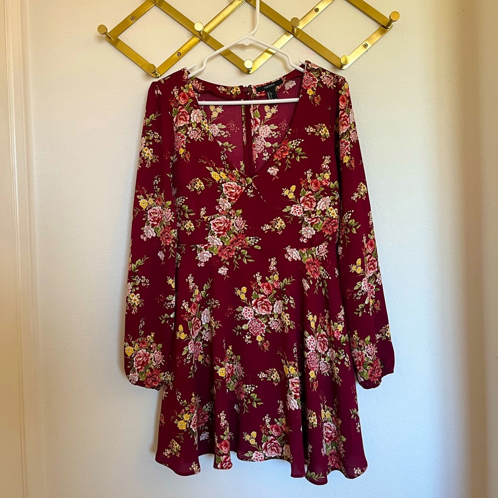 Floral Long Sleeve Dress